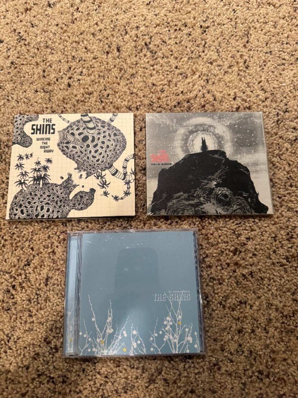 The Shins 3 CD Lot Wincing The Night Away Port Of Morrow Oh Inverted World Teste